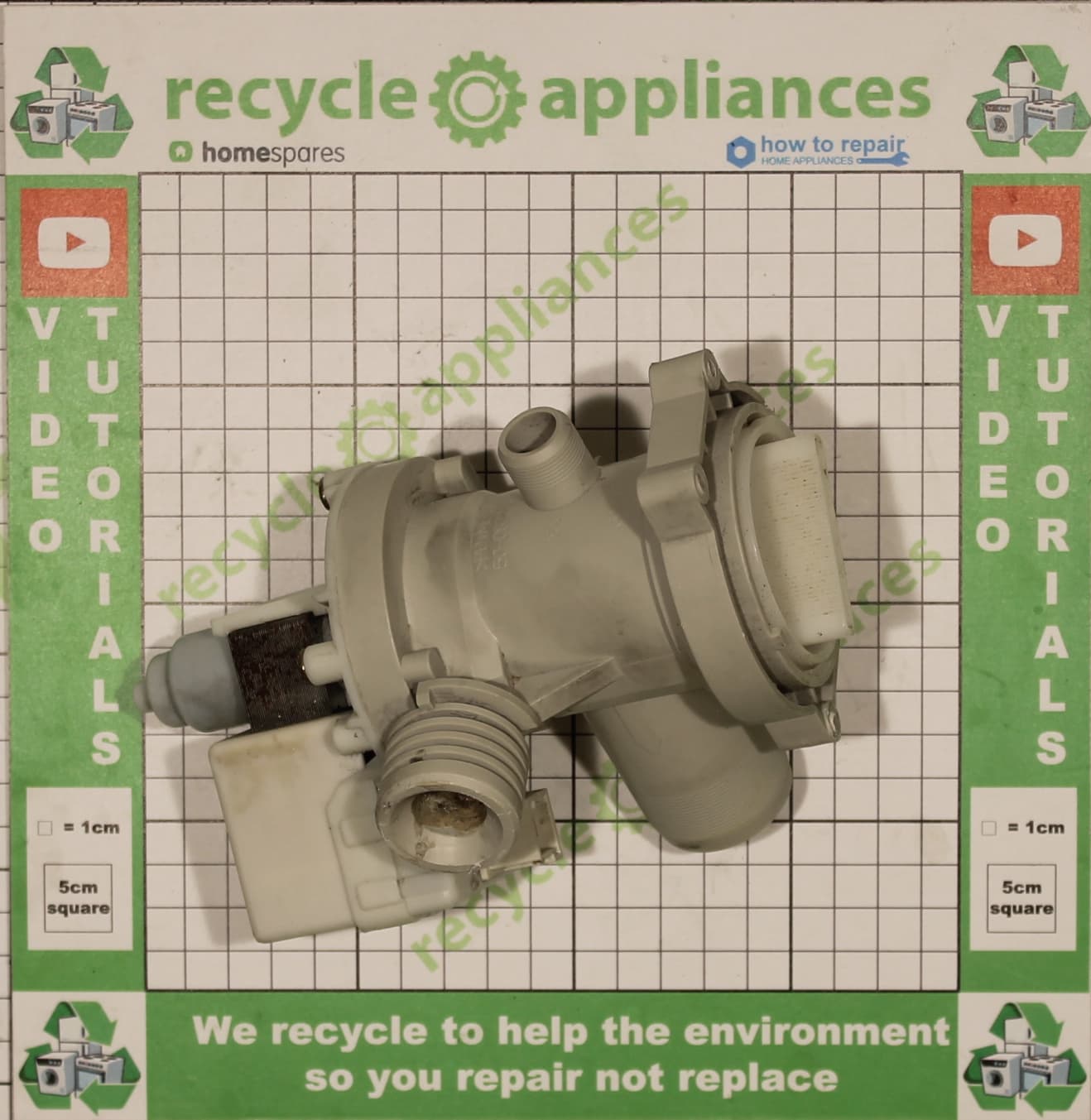 Washing Machine Drain Pump Assembly Hanning DP020-18