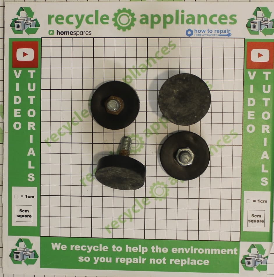 Genuine Washing Machine  Large Base Feet X4