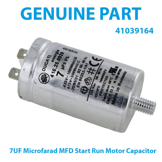 Candy Hoover 7UF Microfarad MFD Start Run Motor Capacitor 41039164