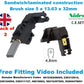 Aeg Bosch CESET Electrolux Smeg Whirlpool Zanussi Washing Machine Carbon Brushes C00194594