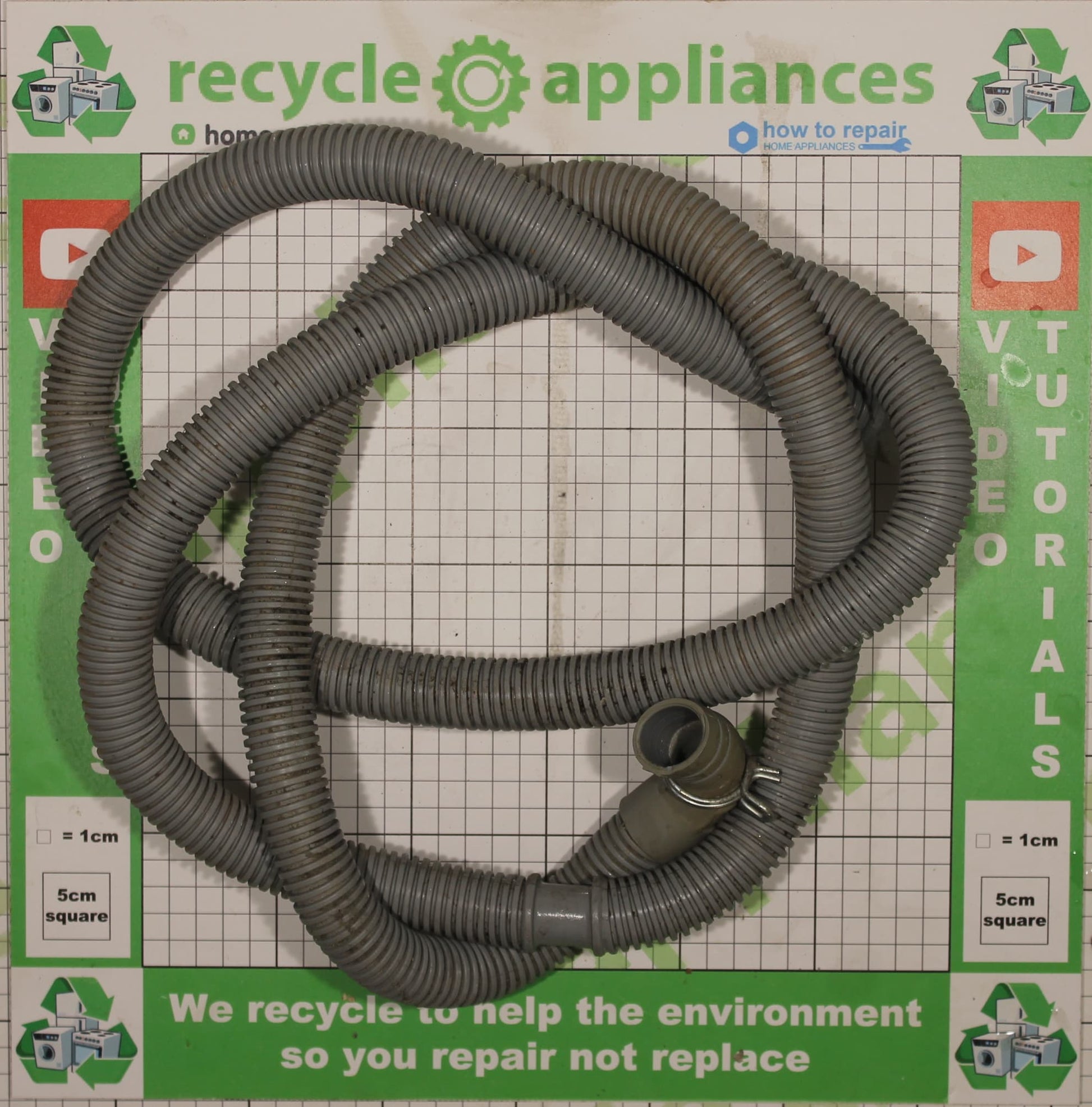 Washing Machine Drain Hose 19mm End 481953028847
