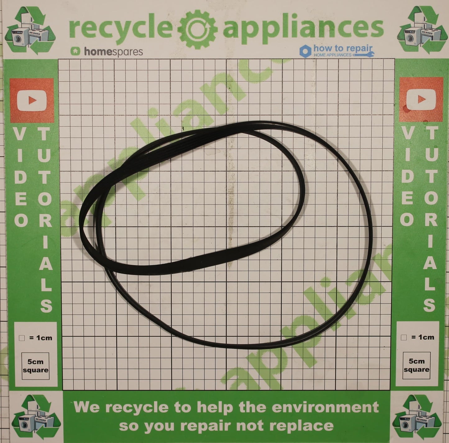 Samsung Washing Machine Poly-Vee Drive Belt - 1270J5 6602-001497