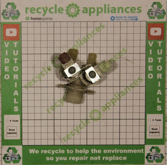 Washing Machine Cold Water Double Solenoid Inlet Valve 8074876221