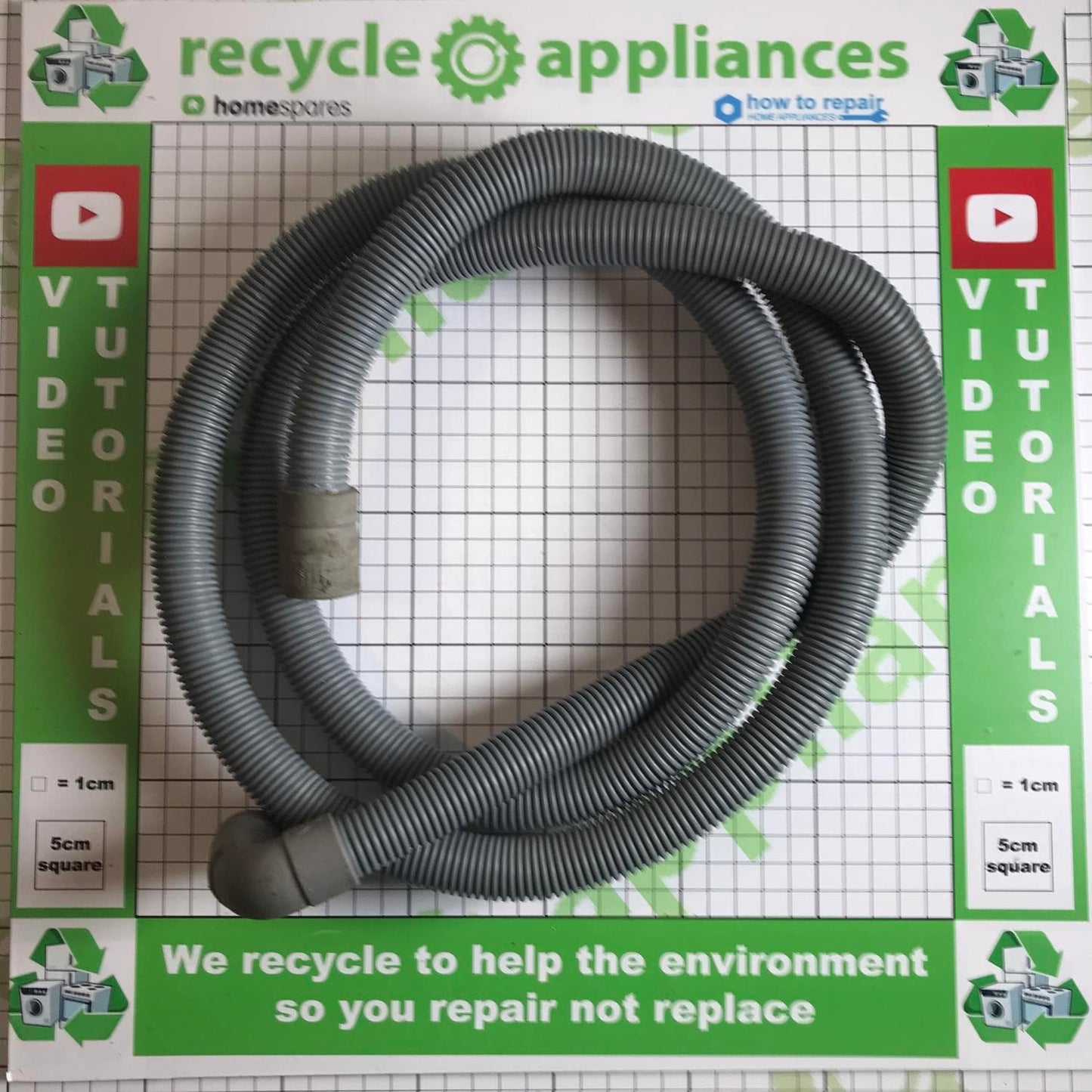 Washing Machine Hoover / Candy / Haier 2.3mtr. Drain Hose 92693373