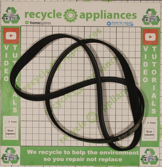 Washing Machine Motor Poly-Vee Drive Belt - 1194J6PJE