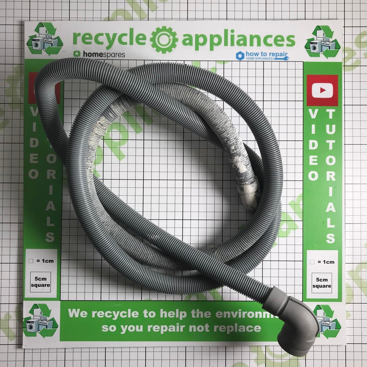Hotpoint Washing Machine Drain Hose Waste Pipe C00303360