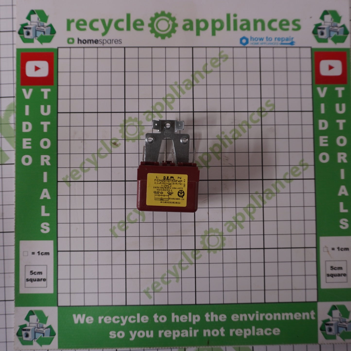 Hotpoint Mains Anti Interference Electrical Filter Suppressor : DEM F3CC73002VG C00376427