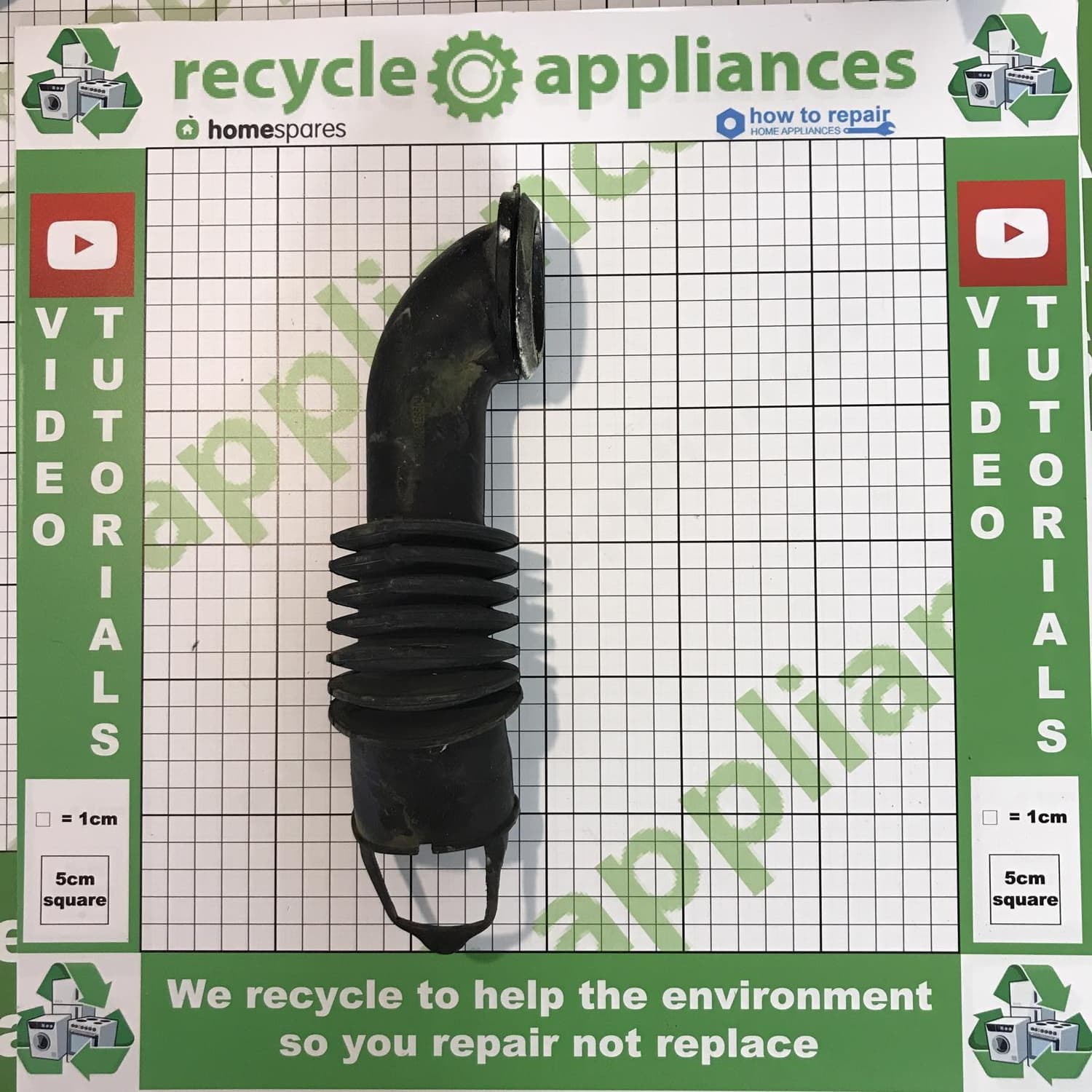 Washing Machine Fill Dispenser to Drum Hose C00379313