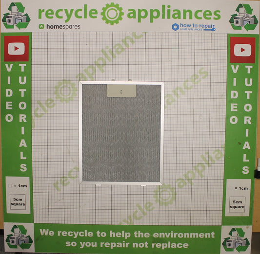 Metal Mesh filter For CDA GDA Cooker Hood Extractor 259mm wide 318 length