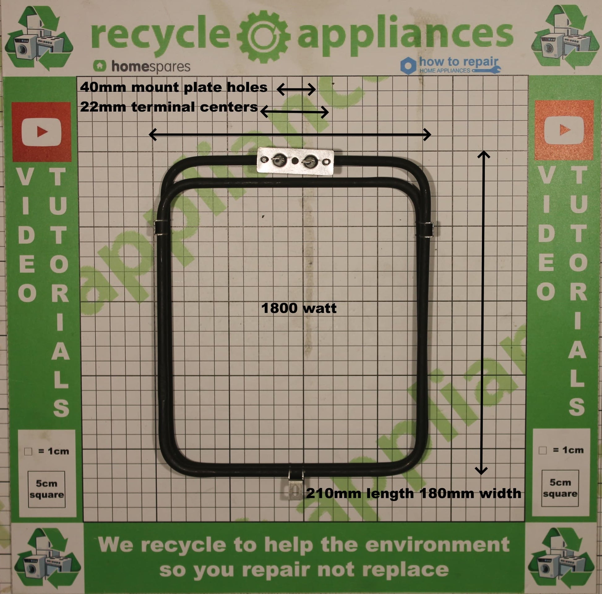 Cookology Midea Cooker Fan Oven Element