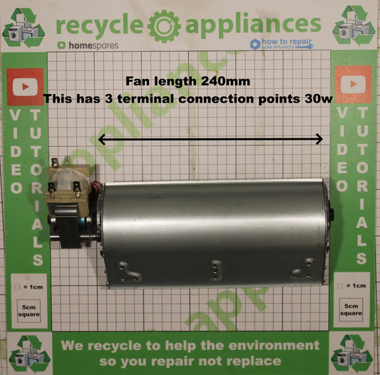 Cookology Midea Tangential Cooling Fan Motor Guangdong Midea MDA-31S 30W