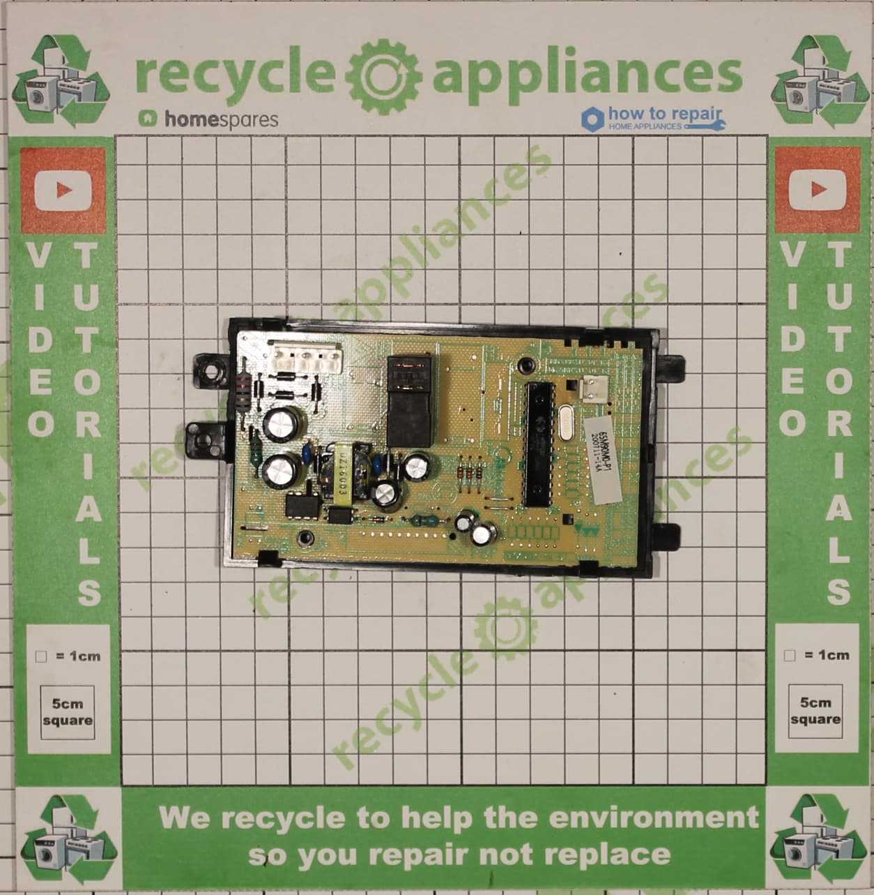 Cookology Midea Cooker Oven Printed Circuit Board VER-M2--35 EMXAUXX-03-K