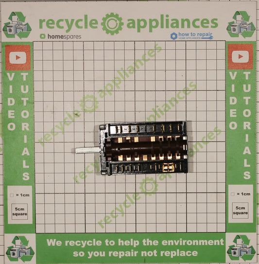 Cookology Cooker Oven Selector Switch 42.880.00 ALONE 0330 FD AC 250V 16A T150