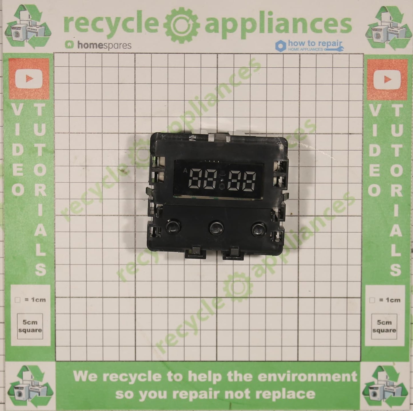 Cookology Midea Cooker Oven Timer Clock A00AE001-02-K-P