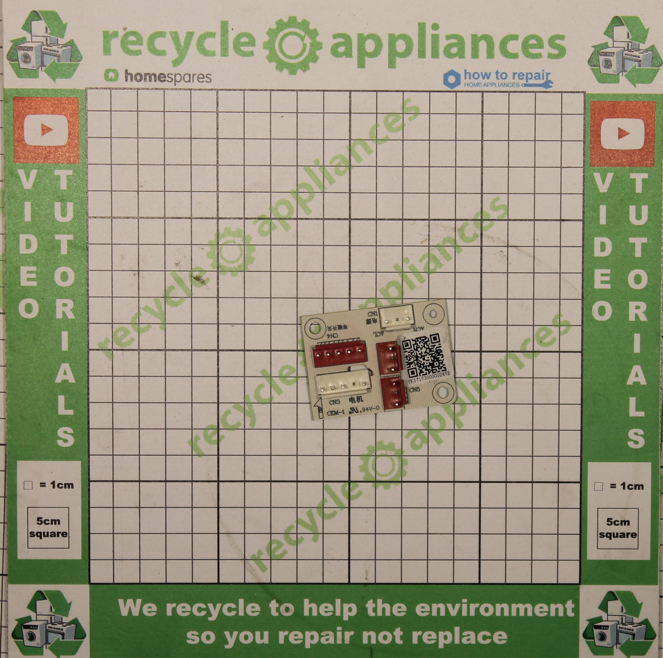 Cookology Midea Cooker Hood PCB Connection Block 17173000002473