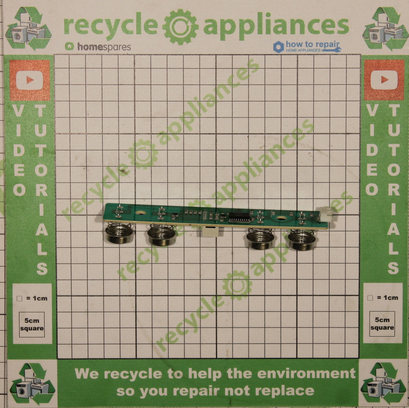 Cookology Midea Cooker Hood On Off Light Display Printed Circuit Board PCB