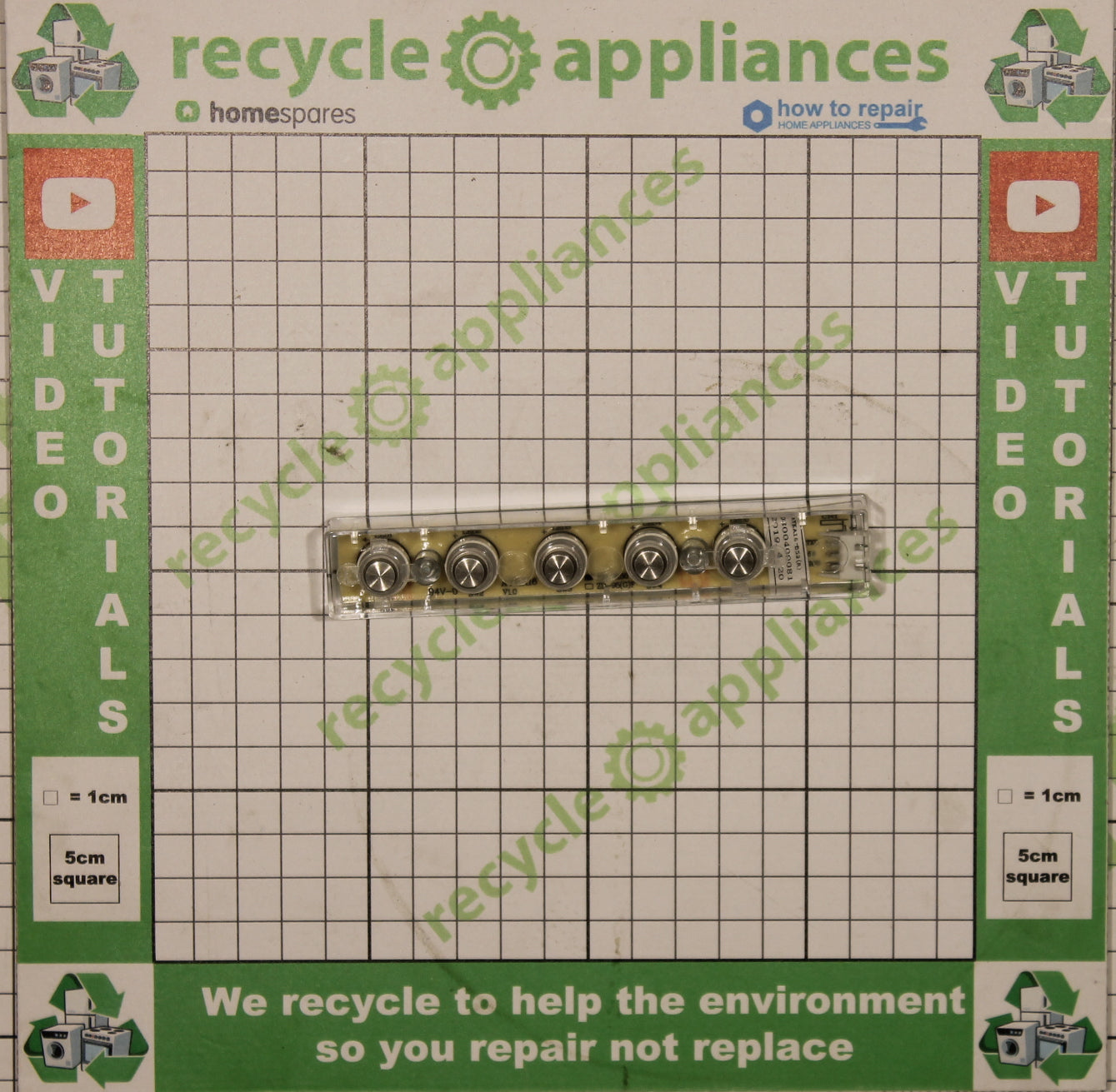 Cookology Midea Cooker Hood PCB Printed Circuit Board  D800400081 AYKA16-B53(R)