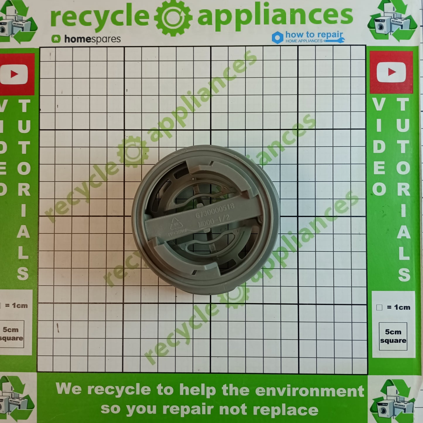 Cookology Midea Dishwasher Main Filter 12176000026649