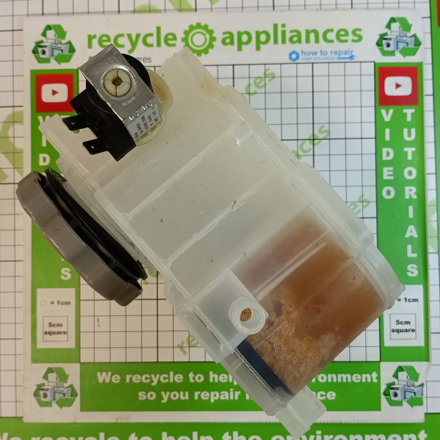 Dishwasher water softener container 17476000008202