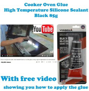Oven Glass Door Glue Seal High Temperature Hi Temp Resistant Silicone  VISBELLA