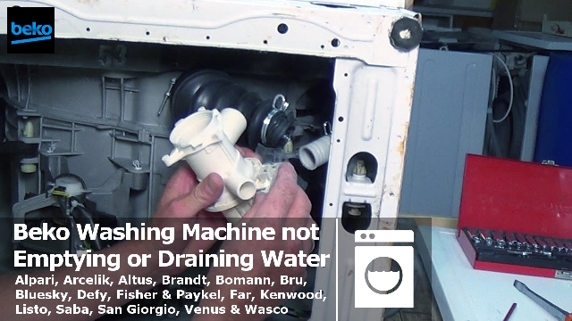 washing machine water pump repair