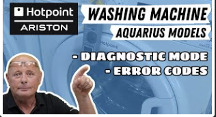 Hotpoint Aquarius Washing Machine Test Service Mode | Ariston, Indesit Washing Machine Diagnosing Faults & Error Codes