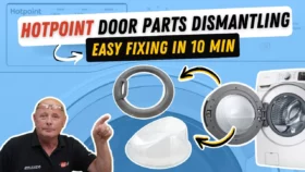 How To Fix A Washing Machine Door & Fit Parts? | Hotpoint, Ariston, Indesit & Creda Washing Machines